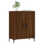 Oak brown engineered wood sideboard 69.5x34x90 cm by vidaXL, Sideboards - Ref: Foro24-827731, Price: 90,23 €, Discount: %