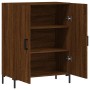 Aparador de madera de ingeniería marrón roble 69,5x34x90 cm de vidaXL, Aparadores - Ref: Foro24-827731, Precio: 90,23 €, Desc...