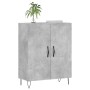 Aparador de madera de ingeniería gris hormigón 69,5x34x90 cm de vidaXL, Aparadores - Ref: Foro24-827720, Precio: 71,99 €, Des...