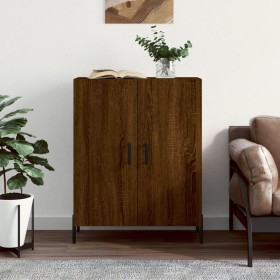 Oak brown engineered wood sideboard 69.5x34x90 cm by vidaXL, Sideboards - Ref: Foro24-827739, Price: 83,99 €, Discount: %