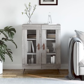 Engineered wood sideboard in Sonoma grey, 69.5x34x90 cm by vidaXL, Sideboards - Ref: Foro24-827762, Price: 86,99 €, Discount: %