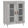 Aparador de madera de ingeniería gris Sonoma 69,5x34x90 cm de vidaXL, Aparadores - Ref: Foro24-827762, Precio: 86,47 €, Descu...