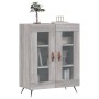 Aparador de madera de ingeniería gris Sonoma 69,5x34x90 cm de vidaXL, Aparadores - Ref: Foro24-827762, Precio: 86,47 €, Descu...