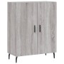 Sonoma gray engineered wood sideboard 69.5x34x90 cm by vidaXL, Sideboards - Ref: Foro24-827746, Price: 84,17 €, Discount: %