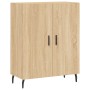 Aparador de madera de ingeniería roble Sonoma 69,5x34x90 cm de vidaXL, Aparadores - Ref: Foro24-827743, Precio: 101,83 €, Des...