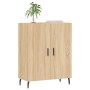 Aparador de madera de ingeniería roble Sonoma 69,5x34x90 cm de vidaXL, Aparadores - Ref: Foro24-827743, Precio: 101,83 €, Des...