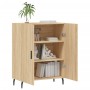 Aparador de madera de ingeniería roble Sonoma 69,5x34x90 cm de vidaXL, Aparadores - Ref: Foro24-827743, Precio: 101,83 €, Des...