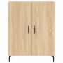 Aparador de madera de ingeniería roble Sonoma 69,5x34x90 cm de vidaXL, Aparadores - Ref: Foro24-827743, Precio: 101,83 €, Des...