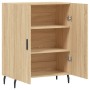 Aparador de madera de ingeniería roble Sonoma 69,5x34x90 cm de vidaXL, Aparadores - Ref: Foro24-827743, Precio: 101,83 €, Des...