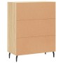 Aparador de madera de ingeniería roble Sonoma 69,5x34x90 cm de vidaXL, Aparadores - Ref: Foro24-827743, Precio: 101,83 €, Des...