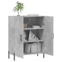 Aparador de madera de ingeniería gris hormigón 69,5x34x90 cm de vidaXL, Aparadores - Ref: Foro24-827736, Precio: 80,48 €, Des...