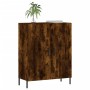 Smoked oak engineered wood sideboard 69.5x34x90 cm by vidaXL, Sideboards - Ref: Foro24-827737, Price: 80,99 €, Discount: %