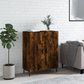 Aparador de madera de ingeniería roble ahumado 69,5x34x90 cm de vidaXL, Aparadores - Ref: Foro24-827745, Precio: 87,99 €, Des...