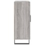 Aparador de madera de ingeniería gris Sonoma 69,5x34x90 cm de vidaXL, Aparadores - Ref: Foro24-827754, Precio: 83,53 €, Descu...