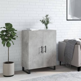 Concrete gray engineered wood sideboard 69.5x34x90 cm by vidaXL, Sideboards - Ref: Foro24-827752, Price: 92,98 €, Discount: %