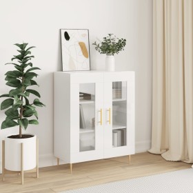 Bright white plywood sideboard 69.5x34x90 cm by vidaXL, Sideboards - Ref: Foro24-827774, Price: 90,99 €, Discount: %