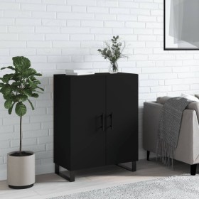 Black engineered wood sideboard 69.5x34x90 cm by vidaXL, Sideboards - Ref: Foro24-827749, Price: 89,48 €, Discount: %