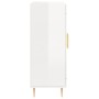 Aparador de madera contrachapada blanco brillante 69,5x34x90 cm de vidaXL, Aparadores - Ref: Foro24-827774, Precio: 90,88 €, ...