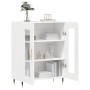 White engineered wood sideboard 69.5x34x90 cm by vidaXL, Sideboards - Ref: Foro24-827764, Price: 85,64 €, Discount: %