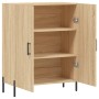 Aparador de madera de ingeniería roble Sonoma 69,5x34x90 cm de vidaXL, Aparadores - Ref: Foro24-827735, Precio: 88,34 €, Desc...