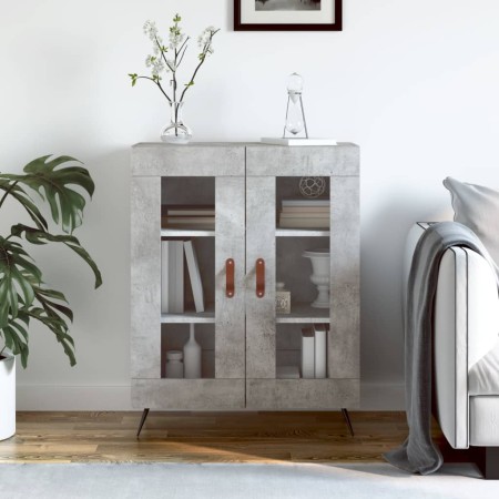 Engineered wood sideboard in concrete grey 69.5x34x90 cm by vidaXL, Sideboards - Ref: Foro24-827760, Price: 83,82 €, Discount: %