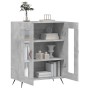 Aparador de madera de ingeniería gris hormigón 69,5x34x90 cm de vidaXL, Aparadores - Ref: Foro24-827760, Precio: 83,99 €, Des...