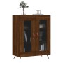 Aparador de madera de ingeniería marrón roble 69,5x34x90 cm de vidaXL, Aparadores - Ref: Foro24-827763, Precio: 86,47 €, Desc...