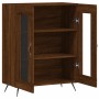 Aparador de madera de ingeniería marrón roble 69,5x34x90 cm de vidaXL, Aparadores - Ref: Foro24-827763, Precio: 86,47 €, Desc...