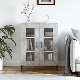 Concrete gray engineered wood sideboard 69.5x34x90 cm by vidaXL, Sideboards - Ref: Foro24-827800, Price: 86,99 €, Discount: %