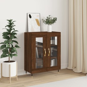 Oak brown engineered wood sideboard 69.5x34x90 cm by vidaXL, Sideboards - Ref: Foro24-827771, Price: 85,99 €, Discount: %