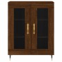 Aparador de madera de ingeniería marrón roble 69,5x34x90 cm de vidaXL, Aparadores - Ref: Foro24-827771, Precio: 85,64 €, Desc...