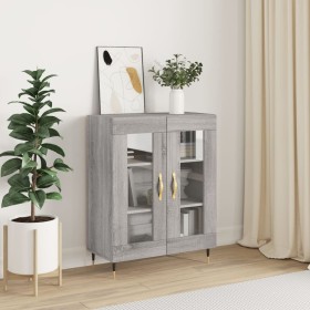 Aparador de madera de ingeniería gris Sonoma 69,5x34x90 cm de vidaXL, Aparadores - Ref: Foro24-827770, Precio: 85,64 €, Descu...