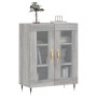 Aparador de madera de ingeniería gris Sonoma 69,5x34x90 cm de vidaXL, Aparadores - Ref: Foro24-827770, Precio: 85,99 €, Descu...