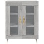 Aparador de madera de ingeniería gris Sonoma 69,5x34x90 cm de vidaXL, Aparadores - Ref: Foro24-827770, Precio: 85,64 €, Descu...