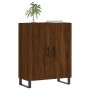 Aparador de madera de ingeniería marrón roble 69,5x34x90 cm de vidaXL, Aparadores - Ref: Foro24-827755, Precio: 95,86 €, Desc...