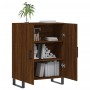 Aparador de madera de ingeniería marrón roble 69,5x34x90 cm de vidaXL, Aparadores - Ref: Foro24-827755, Precio: 95,86 €, Desc...