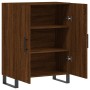 Aparador de madera de ingeniería marrón roble 69,5x34x90 cm de vidaXL, Aparadores - Ref: Foro24-827755, Precio: 95,86 €, Desc...