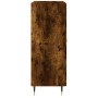 Aparador de madera de ingeniería roble ahumado 69,5x34x90 cm de vidaXL, Aparadores - Ref: Foro24-827769, Precio: 83,03 €, Des...