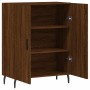 Aparador de madera de ingeniería marrón roble 69,5x34x90 cm de vidaXL, Aparadores - Ref: Foro24-827747, Precio: 96,63 €, Desc...