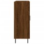 Aparador de madera de ingeniería marrón roble 69,5x34x90 cm de vidaXL, Aparadores - Ref: Foro24-827747, Precio: 96,63 €, Desc...