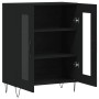 Aparador de madera de ingeniería negro 69,5x34x90 cm de vidaXL, Aparadores - Ref: Foro24-827781, Precio: 62,06 €, Descuento: %