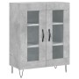 Aparador de madera de ingeniería gris hormigón 69,5x34x90 cm de vidaXL, Aparadores - Ref: Foro24-827784, Precio: 57,09 €, Des...