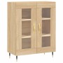 Aparador de madera de ingeniería roble Sonoma 69,5x34x90 cm de vidaXL, Aparadores - Ref: Foro24-827767, Precio: 88,08 €, Desc...