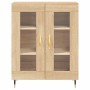 Aparador de madera de ingeniería roble Sonoma 69,5x34x90 cm de vidaXL, Aparadores - Ref: Foro24-827767, Precio: 88,08 €, Desc...