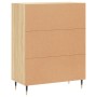 Sonoma Oak Engineered Wood Sideboard 69.5x34x90 cm by vidaXL, Sideboards - Ref: Foro24-827767, Price: 88,08 €, Discount: %