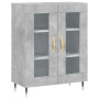 Aparador de madera de ingeniería gris hormigón 69,5x34x90 cm de vidaXL, Aparadores - Ref: Foro24-827768, Precio: 83,03 €, Des...