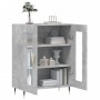 Aparador de madera de ingeniería gris hormigón 69,5x34x90 cm de vidaXL, Aparadores - Ref: Foro24-827768, Precio: 83,03 €, Des...