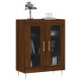 Aparador de madera de ingeniería marrón roble 69,5x34x90 cm de vidaXL, Aparadores - Ref: Foro24-827779, Precio: 85,61 €, Desc...