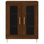 Aparador de madera de ingeniería marrón roble 69,5x34x90 cm de vidaXL, Aparadores - Ref: Foro24-827779, Precio: 85,61 €, Desc...