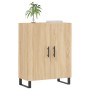 Aparador de madera de ingeniería roble Sonoma 69,5x34x90 cm de vidaXL, Aparadores - Ref: Foro24-827751, Precio: 92,32 €, Desc...